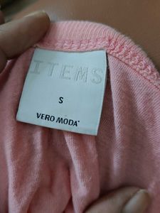 Vero Moda Cute Pink Graphic Tee