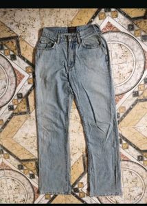 High Waist Wide Leg Jeans- 30