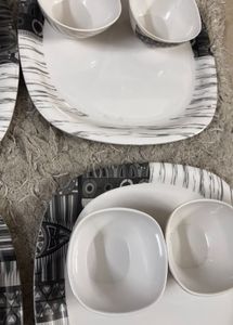 Century Dinnerware 4 plates, 8 bowls