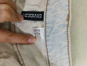H&amp;m Baggy Cotton Low Rise Jeans