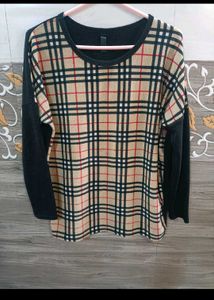 Combo Mesh Top &amp; Oversized T-shirt