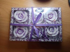 Rose Scented Candle Set