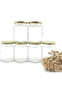Glass Storage Jars (Set of 12)