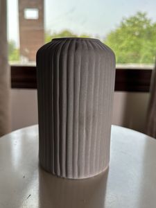 Grey Flowers/Cutlery Pot