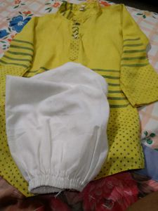 Cute Yellow Kurta Set