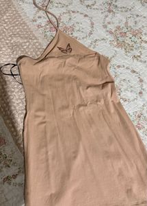 bodycon nude dress H&amp;M