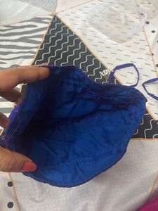 Navy Blue Batua