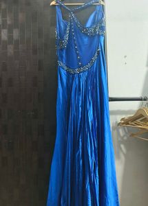 Elegant Blue Evening Gown single pics 900