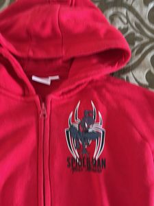 Spiderman Zip-Up Hoodie