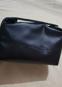 MAC Black Leather Bag