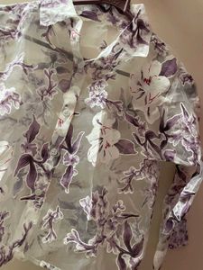 Floral Sheer Top