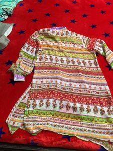 A Beautiful Collar Neck Kurta By Biba
