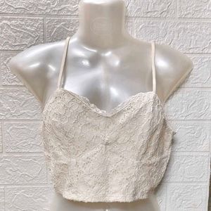 Tops & Dresses For Rs.99/ Lace Crop Top Small Size