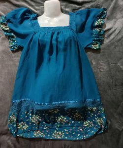Korean Floral Dress