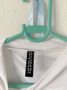 ON SALE :- H&amp;M White Long Sleeve Top