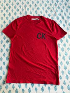 CK Red Graphic Tee