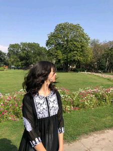 Elegant chickenkri short kurti