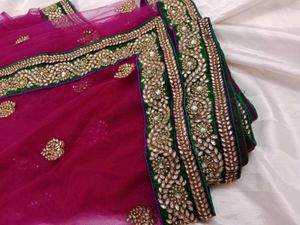 Zadozee Work Saree