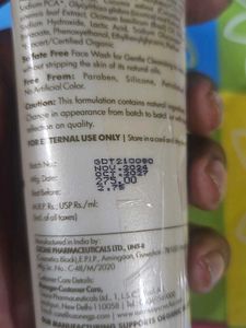 Ozone D-Tan Face Wash
