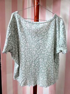 Zudio Floral Print Pyjama Tshirt