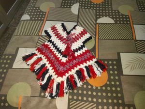 Girls Winter Dress Handknit Crochet New