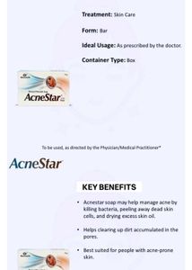 Pack Of 4 Acnestar Face Soap