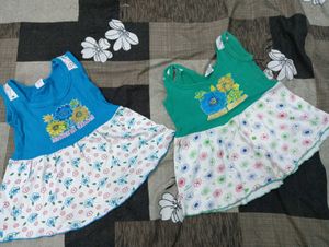 2 Cotton Frock 🌈