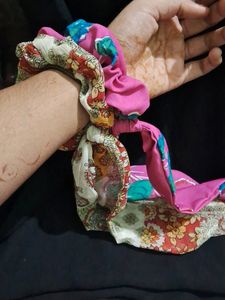 Beautiful Long Scrunchies
