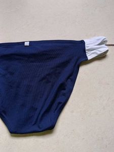 Navy &amp; White Swim Bottoms