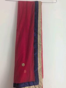 Elegant Blue Embroidered Dress