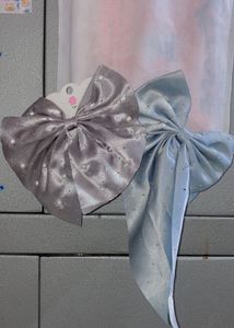 Pearl Bow Hair Clips - Set of 2