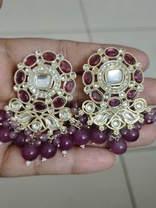 Purple Earrings