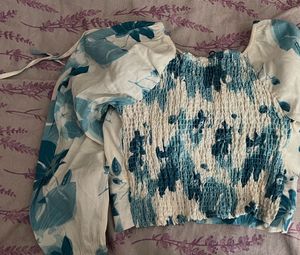 Zara Floral Print Crop Top