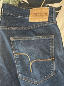 Dark Blue Denim Jeans