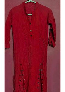 Burgundy Long Top/Kurti