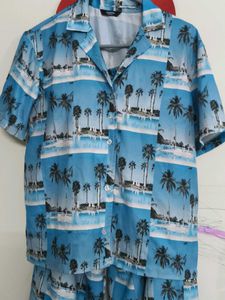 Women Tropical Print Regular Fit Cord-sets