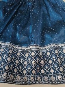 Blue Kids Kurti Set ..