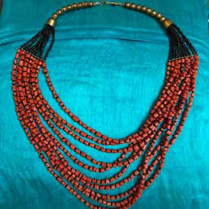 Vintage 100% Coral Layered Necklace