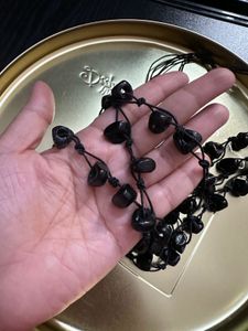 Beaded Black Necklace