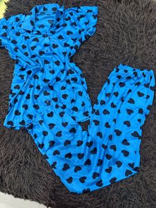 Cute Heart Pajama Set