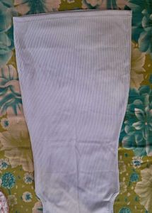 sky blue Sleeveless Bodycon Dress