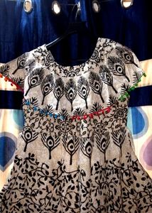 Pure Jaipuri Cotton Maxi Frock