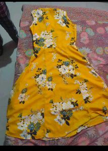 Floral Yellow Dress