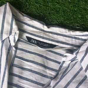 Zara Linen Tie knot
