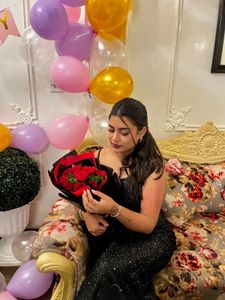 Black Sequins Dress