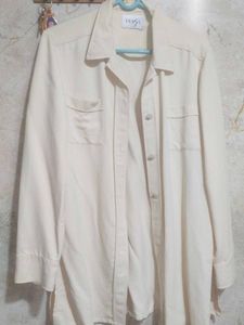 overcoat knee length shirt