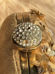 Sequin Embellished Wedding Clutch