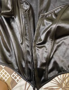 Chic Black Corset Crop Top