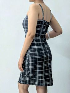 Checkered Bodycon Dress