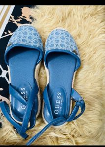 Guess Denim Espadrille Flats